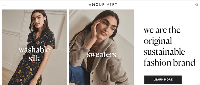 amour vert bets capsule wardrobe brands